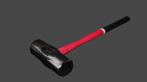 EVIL SLEDGEHAMMER (LOW POLY) preview image